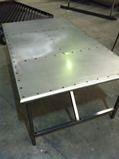 outdoor steel table fabrication melbourne