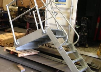 steel access stair fabrication